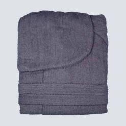 Accappatoio-spugna-tinta-unita-grigio