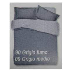 copripiumino grigio fumo grigio medio
