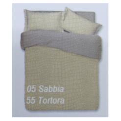 copripiumino sabbia tortora