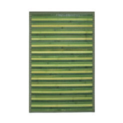 tappeto bamboo verde