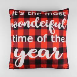 Kuscino Velluto Natale Stampato Var.2