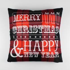 Kuscino Velluto Natale Stampato Var.3