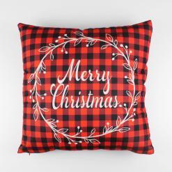 Kuscino Velluto Natale Stampato Var.5