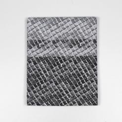 Coppia Federe in cotone Grid Grigio