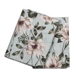 Federe-flanella-new-flowers-verde