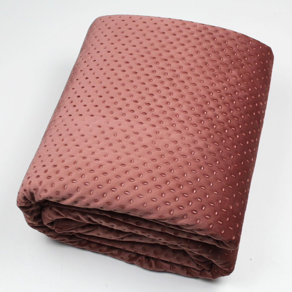 Copriletto-trapuntato-velvet-marrone