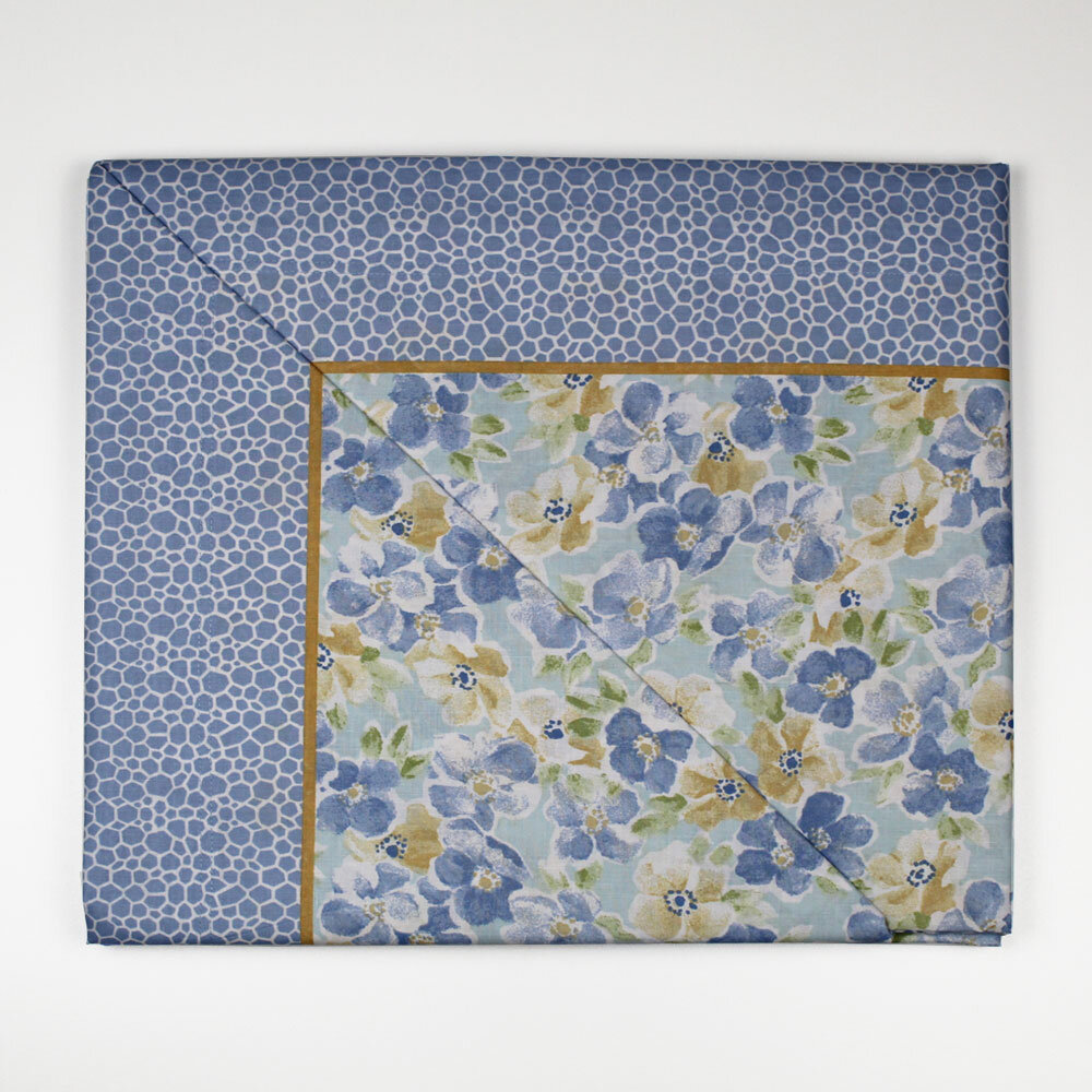 Completo-letto-matrimoniale-fiori-blu