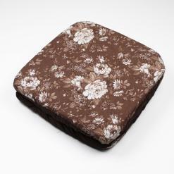 Cuscino-sedia-bouquet-marrone