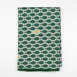 Tovaglia-antimacchia-Alyssa-pesciolini-verde