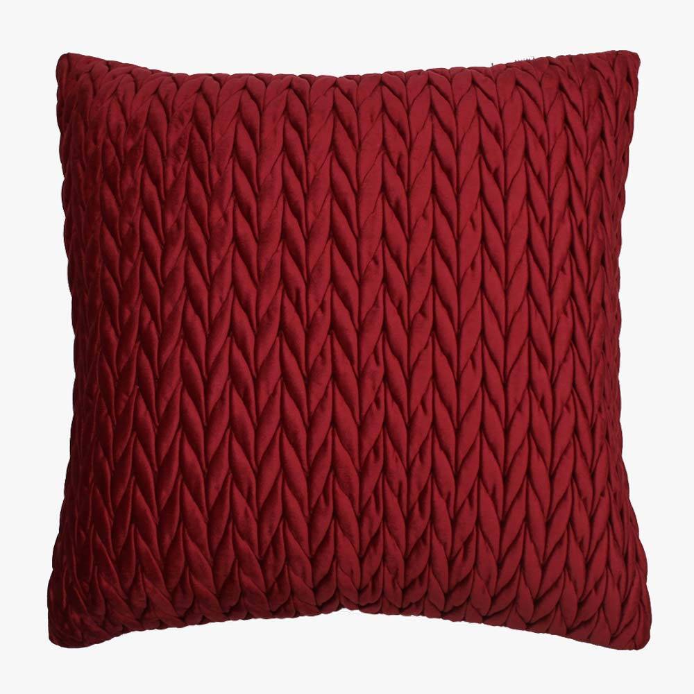 Cuscino-arredo-intreccio-bordeaux