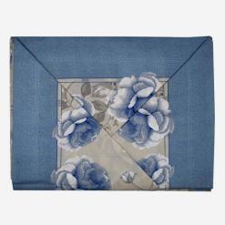 Completo-letto-ginevra-flowers-blu