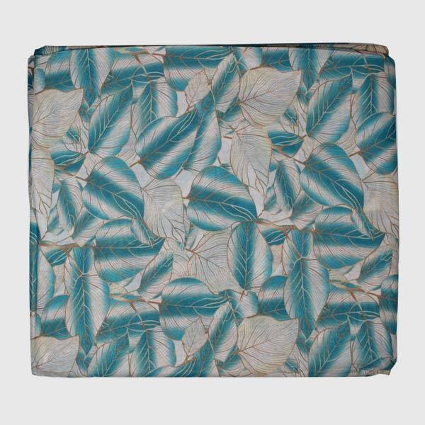 Completo-matrimoniale-leaves-3d-ottanio