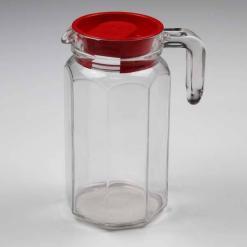 Set-bicchieri-carraffa-glassique-rosso