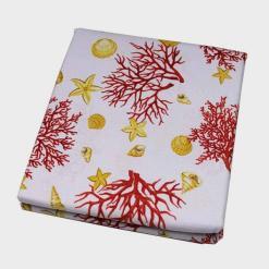 Copriletto-corallo-rosso