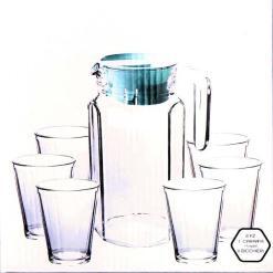 Set-bicchieri-carraffa-glassique-a