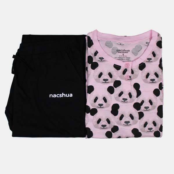 Pigiama-calipso-rosa-nero