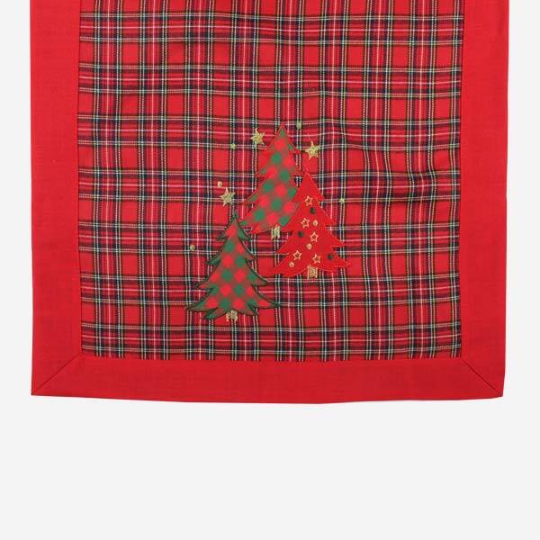 Runner-christmas-check-rosso