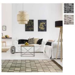 Tappeto-boho-piquadro-linea-oro