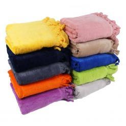 Telo-mare-con-frange-linea-blu