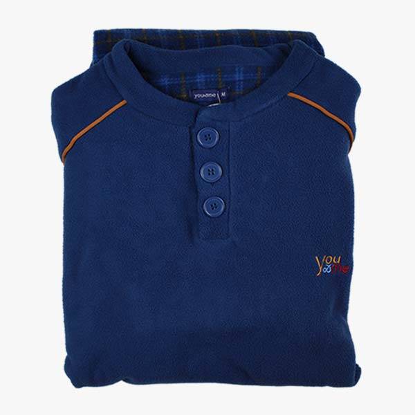 Pigiama-uomo-pile-ymp707-blu