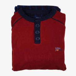 Pigiama-uomo-pile-ymp707-bordeaux
