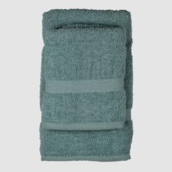 Set-asciugamano-twist-acquamarina