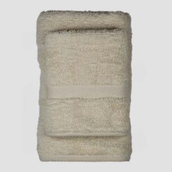 Set-asciugamano-twist-panna